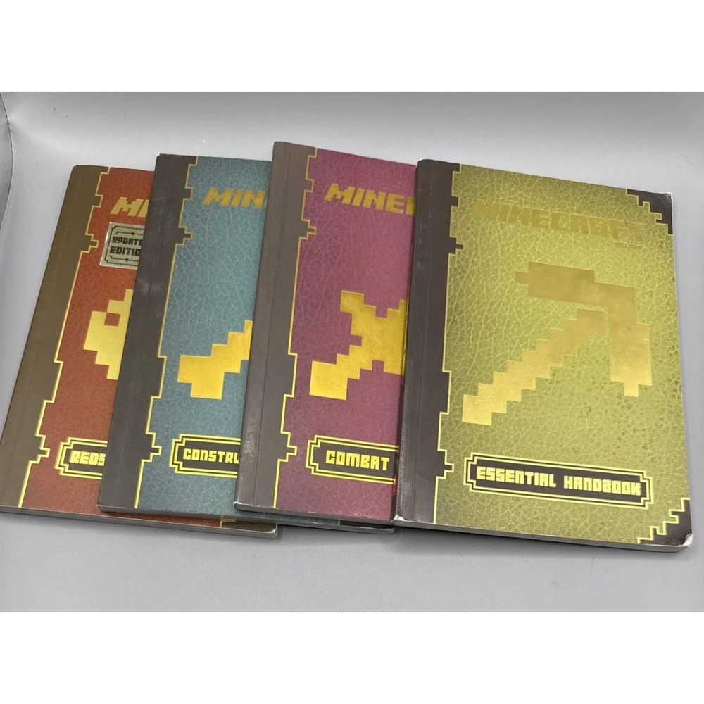 Mojang Minecraft Handbook Set of 4 Scholastic